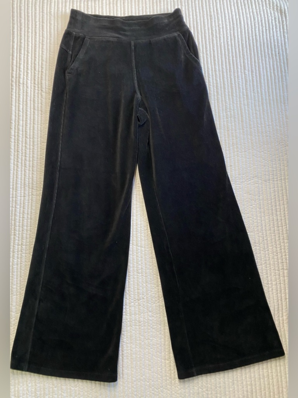 Calvin Klein Performance Women's  Wide-Leg Velour Pants